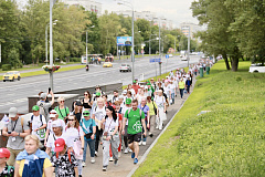 В ЮЗАО прошел первый этап эстафеты «Марш к Победе! От Москвы до Новороссийска»