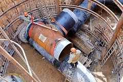 В Академическом районе подключили новый газопровод длиной более трёх километров
