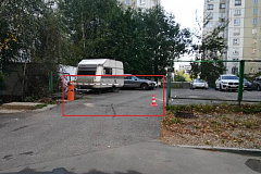 В Академическом районе ликвидирована незаконная парковка во дворе жилых домов