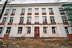 Демонтажные работы практически завершены в детской поликлинике на ул. Марии Ульяновой